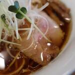 中華そば しば田 - 中華そば　ズームアップ