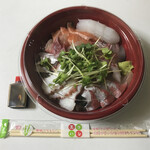 漁師料理 海星 - 海鮮丼(並)＝１０００円 税込