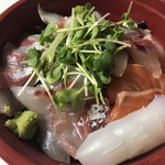 漁師料理 海星 - 大きく見せな分からんやろ