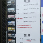 ラーメン二郎 - メニュー