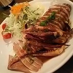 だるまさん - イカ丸焼き