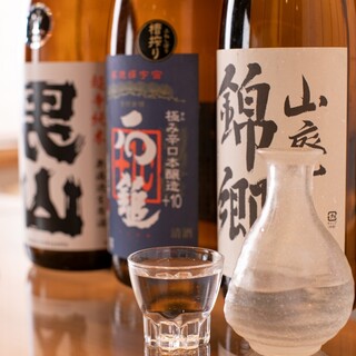 毎回仕入れを変えて、季節にあった日本酒をどうぞ！！