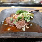 ぼちぼち - 下仁田ねぎと鴨の照り焼き