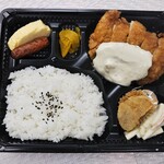 鮮魚と肉と日本酒 大阪に乾杯 - チキン南蛮弁当500円込