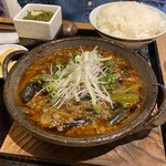 Genshi Sumiyaki Kanto - 日替り定食（麻婆茄子）