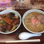 龍巳家 - ミニ麺とミニ丼のセット  34番  700円