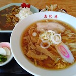 恵比寿 - 【2020.5.16(土)】熟成豚カレーセット(醤油ラーメン・並盛150g・ミニ熟成豚カレー)980円＋手打ち麺60円