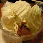 美豚 - キャベツと味噌