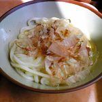 実演自家製麺 甚八 - 釜玉うどん