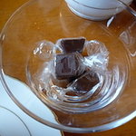 シェル ミュージアムカフェ - コーヒーにサービスで出してもらいました