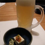 日本海庄や - まずはビール