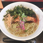 らーめん仙代 - 潮仕立ての節そば(塩)¥800
      大盛りサービスm(__)m