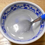 田島屋 - ③熱湯を注いで混ぜると葛湯の出来上がり