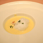 Gossamu - ゴールドラッシュとうもろこしの冷製スープ
