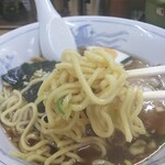 太公望ラーメン - 麺リフトアップ