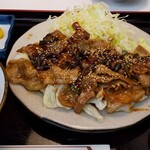 そば所よし田 - 焼肉定食 1210円