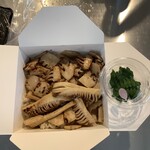 割烹 清風 - 筍ご飯と付け合わせの山椒