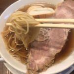 中華そば まるたけ - あっさりの細麺