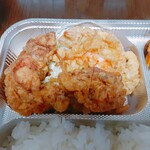 珉香 - 唐揚げ　海老天