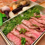 ア・ニュ Shohei Shimono - 花山椒ローストビーフ弁当