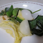 RISTORANTE IL NODO - 根菜以外は沸騰したお湯にくぐらせます