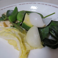 RISTORANTE IL NODO - 根菜以外は沸騰したお湯にくぐらせます