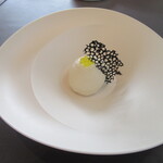 プレゼンテ スギ - 「フォアグラと新玉ねぎのムース」