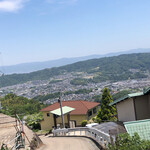 山岡ピザ - 生駒市街が見渡せます