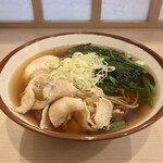 そばの神田 東一屋 - アサソバビンボー！　
      朝そば＋肉！　