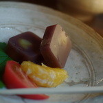 茶房 李白 - 栗羊羹（くりやうかん）