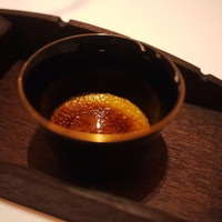 レストラン ラ フィネス - 鮑の肝ブリュレ仕立