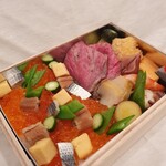 肉屋 田中 - 一段の弁当