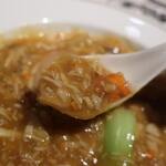 中国飯店 富麗華 - 蟹黄大鮑翅喰らう