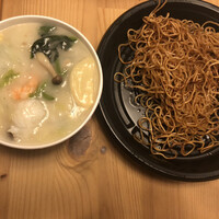 礼華 - 塩味海鮮あんかけ焼きそば