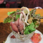 うなぎ屋酒坊・画荘 越後屋 - 白バラサラダ