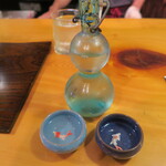 うなぎ屋酒坊・画荘 越後屋 - 純米 生酒 さわ音　酒器