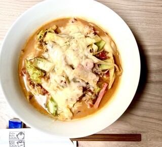 ふぐぶた酒場 - チーズトマトカレーちゃんぽん