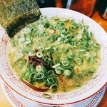 博多長浜らーめん 六角堂 - 青ねぎラーメン