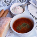 Tannen Tei - 美味的面包和汤早餐套餐（每日更换）