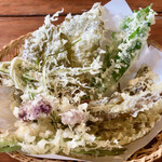 慈久庵 - ③『野草の天ぷら』