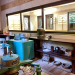 慈久庵 - そば打ちの作業場