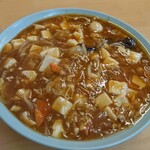 らーめんスーパー中華大陸 - 麻婆麺850円+大盛り100円