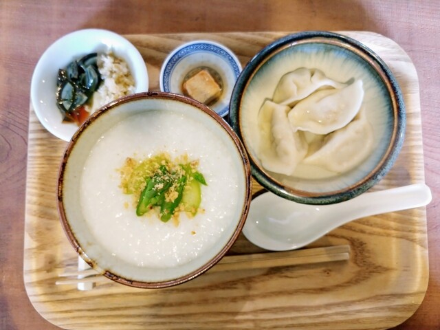 中国茶とおかゆ 奥泉 東川町その他 中華粥 食べログ