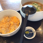 丸天うどん専門店　万平 - 親子丼セット　¥850