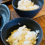 そば草香 - 先ずは2人前入れてみた