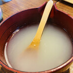 そば草香 - 最後につゆを割って…♥♥
      