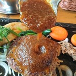 ロペ倶楽部 テラスレストラン - ハンバーグに和風ソース