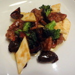 楽山 - 牛肉とマコモダケの唐辛子炒め（コース）