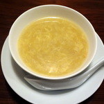 楽山 - コーン卵スープ（コース）