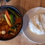 SAMA - チキン野菜カレー(1300円税？)です。